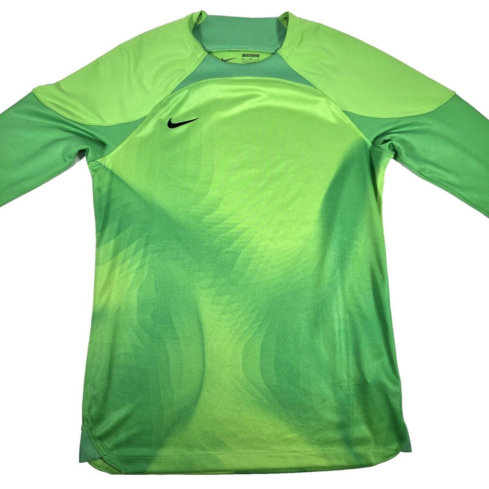 Nike Dri-FIT Green ADV Gardien Soccer Goalkeeper Jersey Men's Medium Slim New